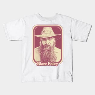 Blaze Foley // Original Retro Outlaw Country Fan Design Kids T-Shirt